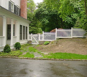 drab to fab, landscape, outdoor living, Backyard Entry Before