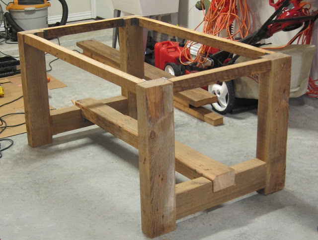 Our Dining Room Table We Made From Reclaimed Wood Hometalk Our Dining Room Table We Made From Reclaimed Wood Hometalk
