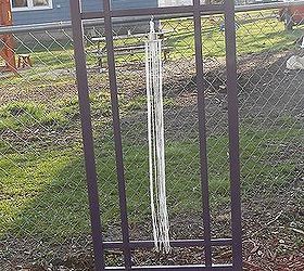 refurbished into solar lighting, go green, repurposing upcycling, Recycled this old cupboard door to hang one of the handmade solar lite showers Beautiful at nite when lit