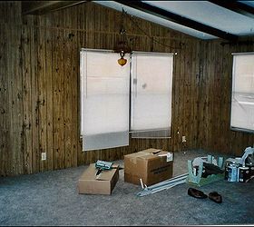 makeover of a mobile home photo heavy post, diy, doors, home decor, wooden ceiling beams were removed they were only faux