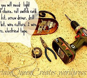 need lighting diy easy wall sconce, electrical, lighting, Step One Attach roll switch onto the plug in cord unless you purchased one already attached