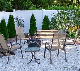 our backyard firepit area, outdoor living, Our firepit area feels like a room as we have garden beds almost all the way around it