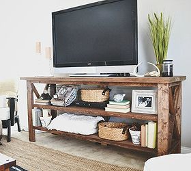diy rustic tv console, electrical, home decor, painted furniture, rustic furniture, A full DIY post on this piece is coming soon to the blog but here are inspiration photos to build your own