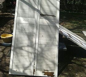 garden archway from old doors, outdoor living, repurposing upcycling