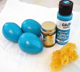 gilded easter eggs