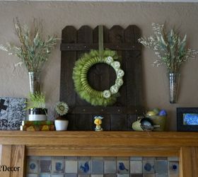 spring mantel 2013, seasonal holiday decor