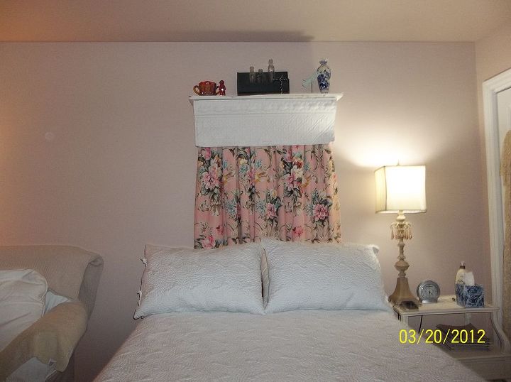 my make believe canopy, bedroom ideas, home decor, painted furniture