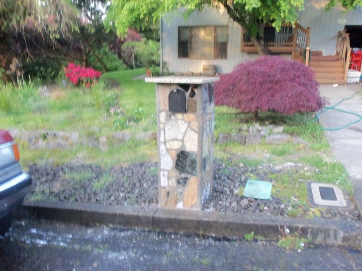 well i live on mt scott in portland oregon and we didnt get much snow this rear but, curb appeal, finished new mailbox today then pissed off old lady by telling her going to do facia on botom 2 and a half feet on house