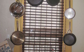 Here's the latest installment of my organization project -- making a place for our pots and pans.