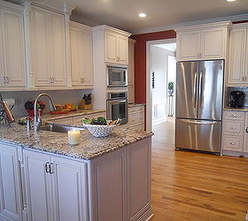 this is a recent kitchen with a food theme the video link is, home decor, kitchen design