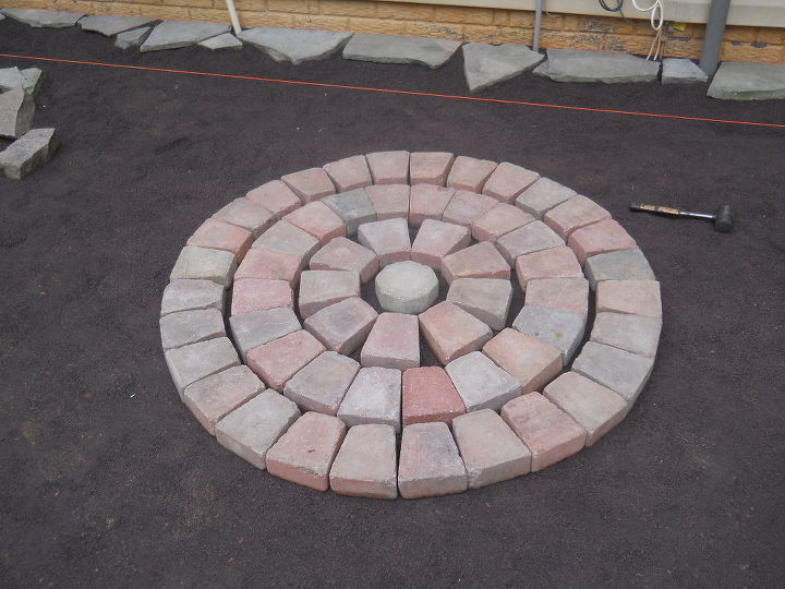 my husband did the center and border for me on the patio..