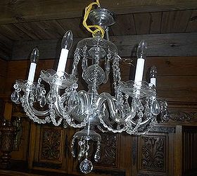 does anyone know how to clean a crystal chandelier, cleaning tips
