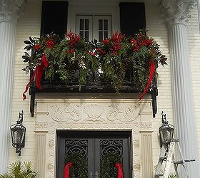 beautiful outdoor decor in raleigh, flowers, gardening, landscape, Mixed evergreen foliage and ilex berry hand made oval boxwood wreaths