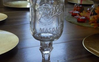 Here is an awesome DIY project for you.  It is a lovely gift...REDNECK WINE GLASSES!