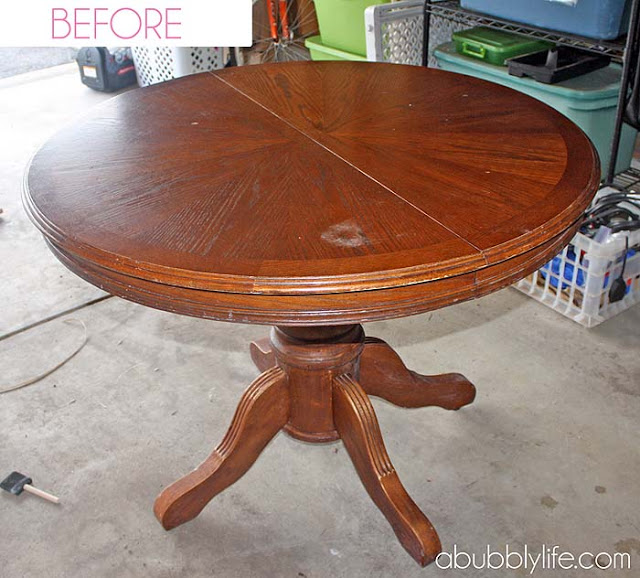 dining room table amp chairs makeover, painted furniture