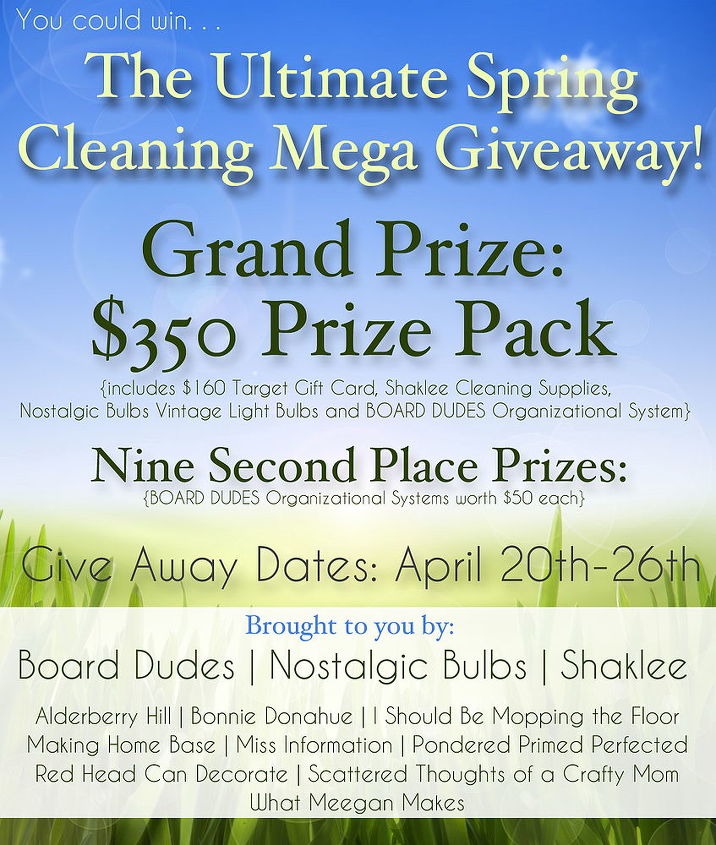 the ultimate spring cleaning mega giveaway