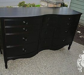 9 drawer mahogany dresser, painted furniture, rustic furniture