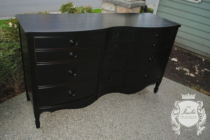 9 drawer mahogany dresser, painted furniture, rustic furniture