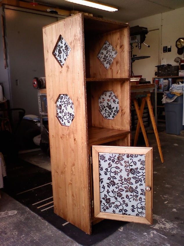 just a few things that i have made in my tiny shop, diy, doors, painted furniture, woodworking projects, Storage cabinet