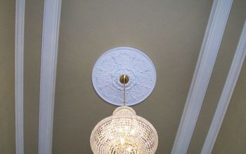 16 ft ceiling with and 3 feet medallion