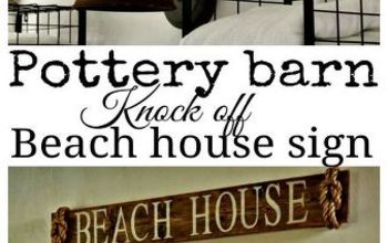 Cartel de playa inspirado en Pottery Barn