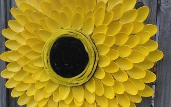 Tutorial: Garden Sunflower From Plastic Spoons