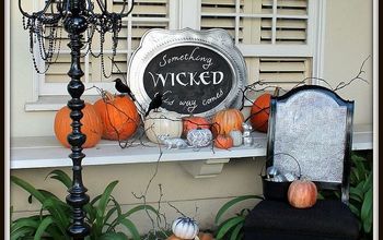 A Spooky Front Porch and Entry.
