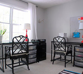 home office, craft rooms, home decor, home office, added new chairs
