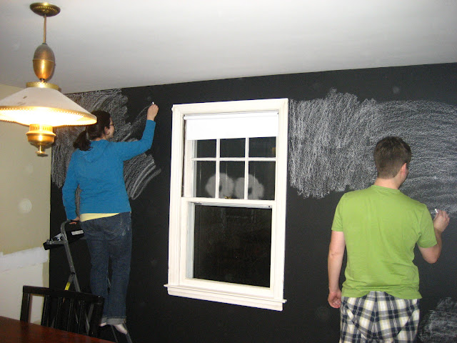 chalkboard magnetic paint wall, chalkboard paint, paint colors, painting, wall decor, Conditioning the chalkboard