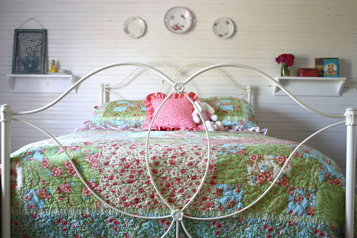 a girl s farmhouse bedroom, bedroom ideas, home decor