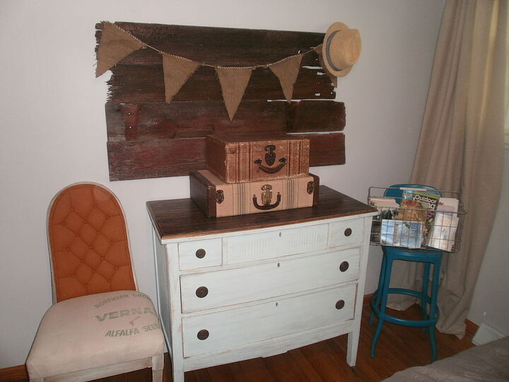 burlap, crafts, home decor, pallet, repurposing upcycling, Love how it turned out