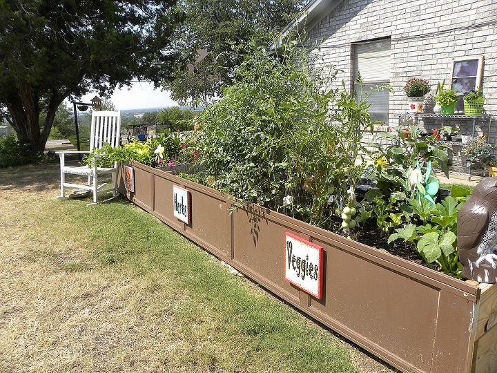garden box or coffin, flowers, gardening, raised garden beds, repurposing upcycling, Progress July 3 2013 A