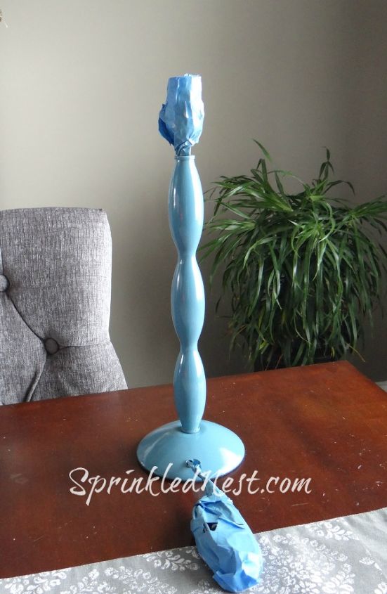 revamp a lamp with spray paint, home decor, lighting, painting, repurposing upcycling