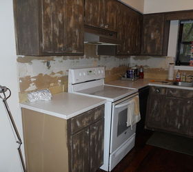 kitchen remodel is finished my son lance had help from his fiance and our entire, home decor, kitchen backsplash, kitchen design, Tile backsplash was removed