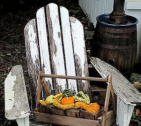 fall vignette, outdoor living, seasonal holiday decor, A little Fall vignette by our garden shed Happy Fall to all