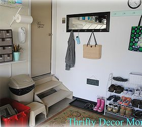 No mudroom? I created one in my garage!
