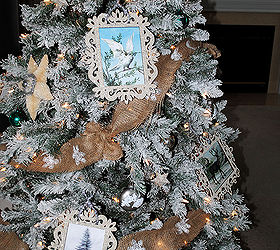 glass glitter frame ornaments, christmas decorations, crafts, seasonal holiday decor, My Christmas Tree