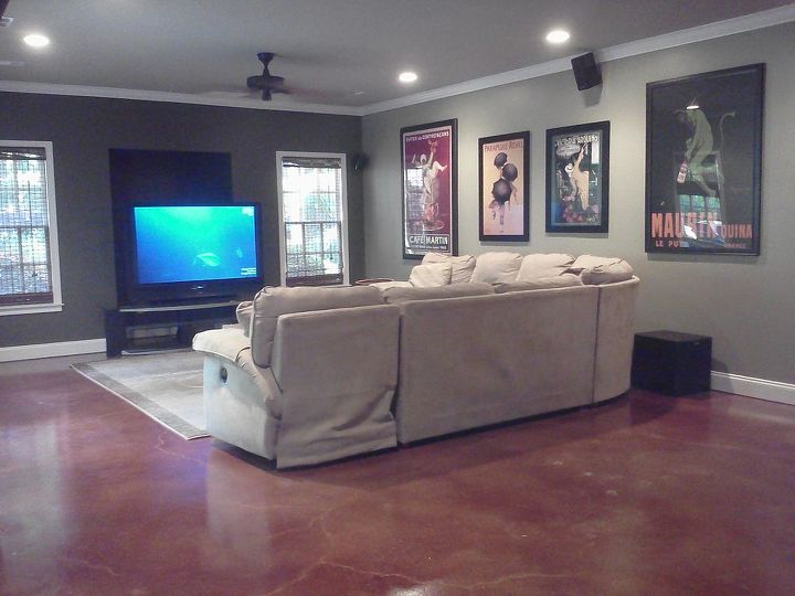 update on basement floor done by amazing improvements, basement ideas, flooring, home decor, Basement flooring