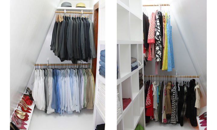 updating your closet, cleaning tips, closet, View from the right View from the left