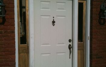 New front door with sidelights