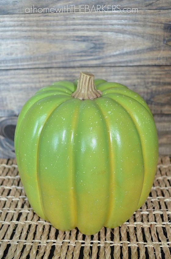 how to get an aged zinc look on a plastic pumpkin, crafts, painting, Plastic Pumpkin from Walmart 4 97