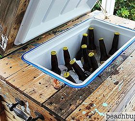 rustic cooler box made from recycled pallets, diy, how to, pallet, repurposing upcycling, COLD BEER anyone