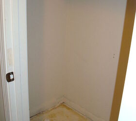 half bath remodel, bathroom ideas, home improvement, During toilet has been removed
