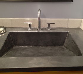 custom concrete bath vanities by burco, bathroom ideas, home decor