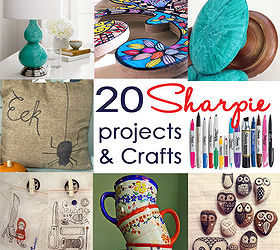 20 sharpie projects, crafts, home decor