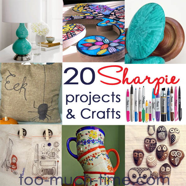 20 sharpie projects, crafts, home decor