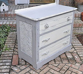 Dumpster to Rustic Diva Dresser/ How to Use Wallpaper on Furniture