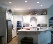 repainted this modern kitchen refinished ceiling walls trim interesting factiod