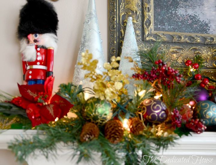 the christmas mantel 2013, home decor, seasonal holiday decor