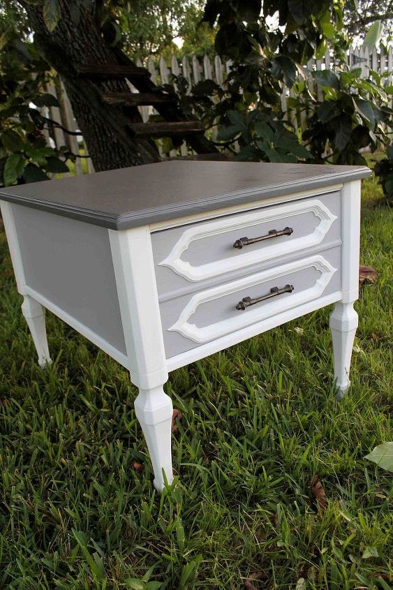 bedside table redo how to remove smells from furniture, cleaning tips, painted furniture